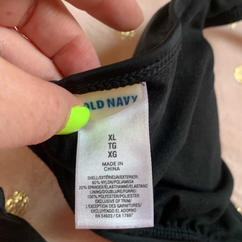 Old Navy XL black bikini top - Picture 3 of 4